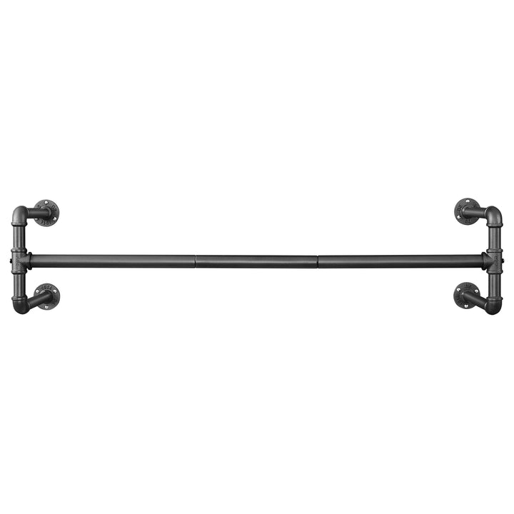 SONGMICS Wandgarderobe, Kleiderstange, Röhrenimitat, Industriestil, 112 x 30 x 29,3 cm, 60 kg Tragla