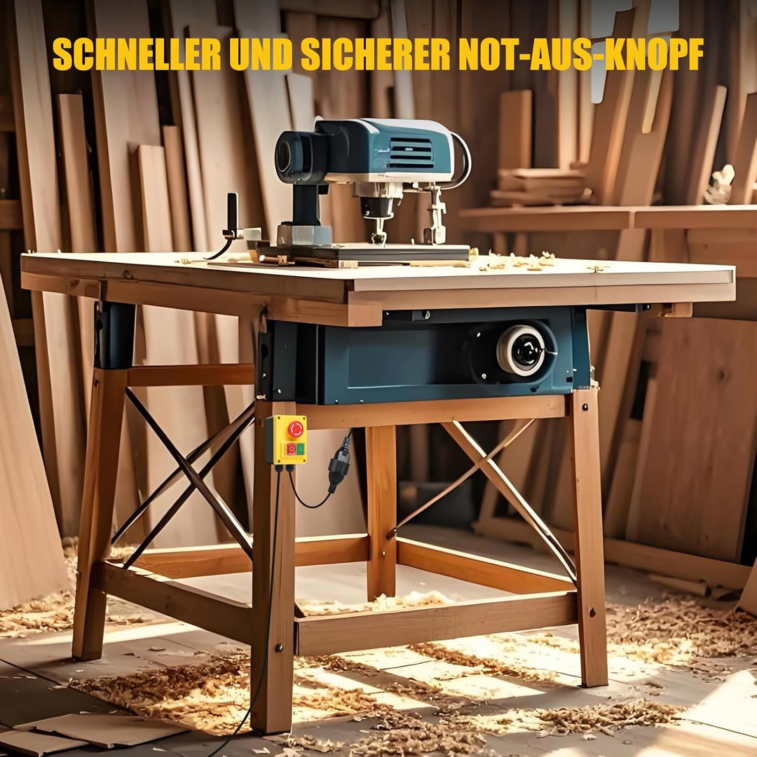 220V Einphasiger Ein Aus Schalter, Briidea Sicherheitsschalter mit Grossem Rotem Not-Aus-Knopf zum S