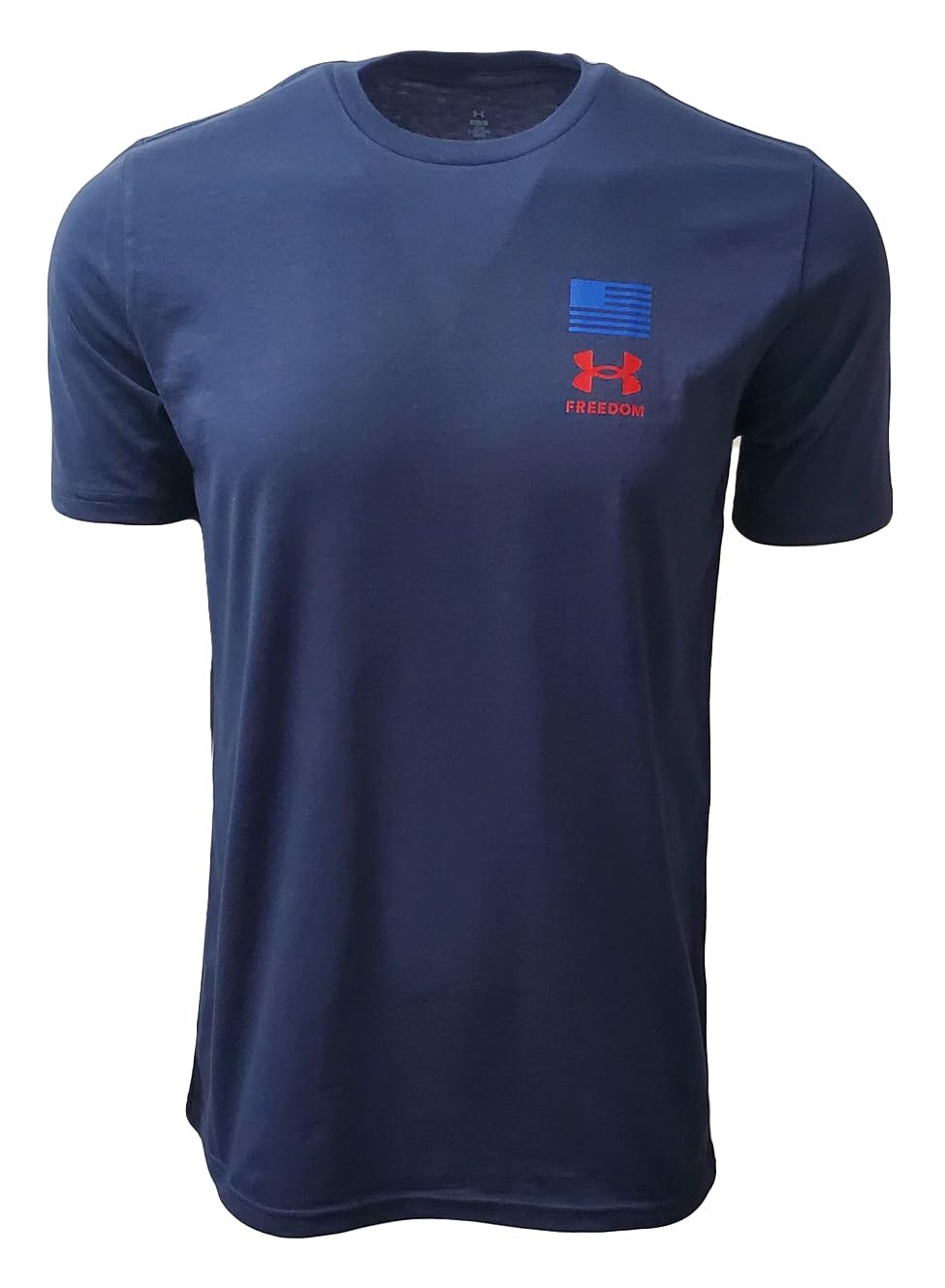 Under Armour Herren T-Shirt Freedom Flag, L (410) Midnight Navy / Red