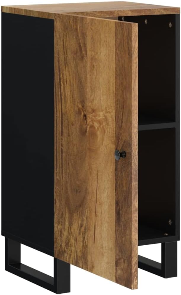 vidaXL Sideboard, Highboard mit Tür, Kommode Beistellschrank mit Eisenbeinen, Wohnzimmerschrank Anri