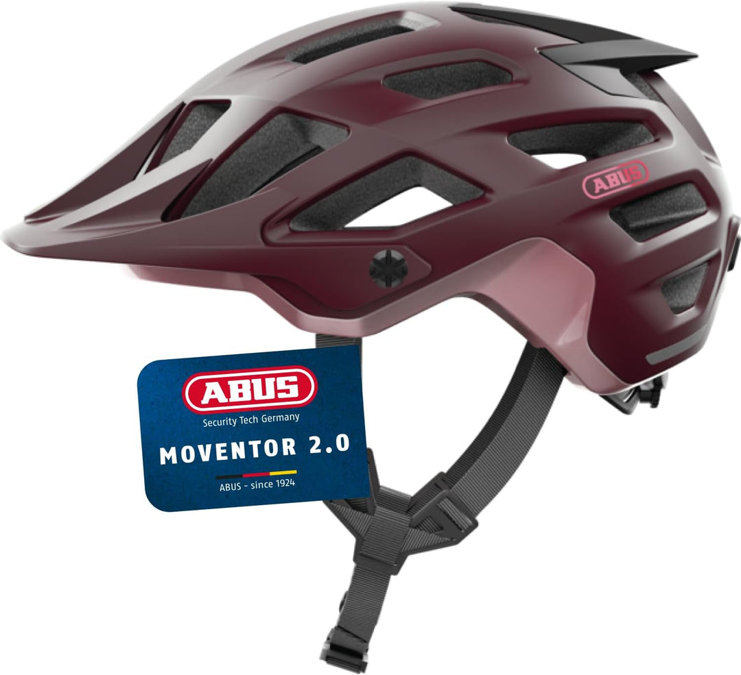 ABUS MTB-Helm Moventor 2.0 - komfortabler Fahrradhelm fürs Gelände - All-Mountain-Helm - für Damen u