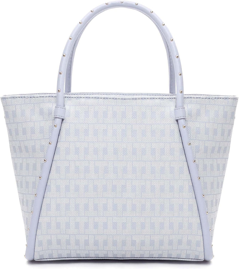 Tamaris Shopper Linn 32265 Damen Handtaschen Ornament Einheitsgrösse Greyblue 855, Einheitsgrösse Gr