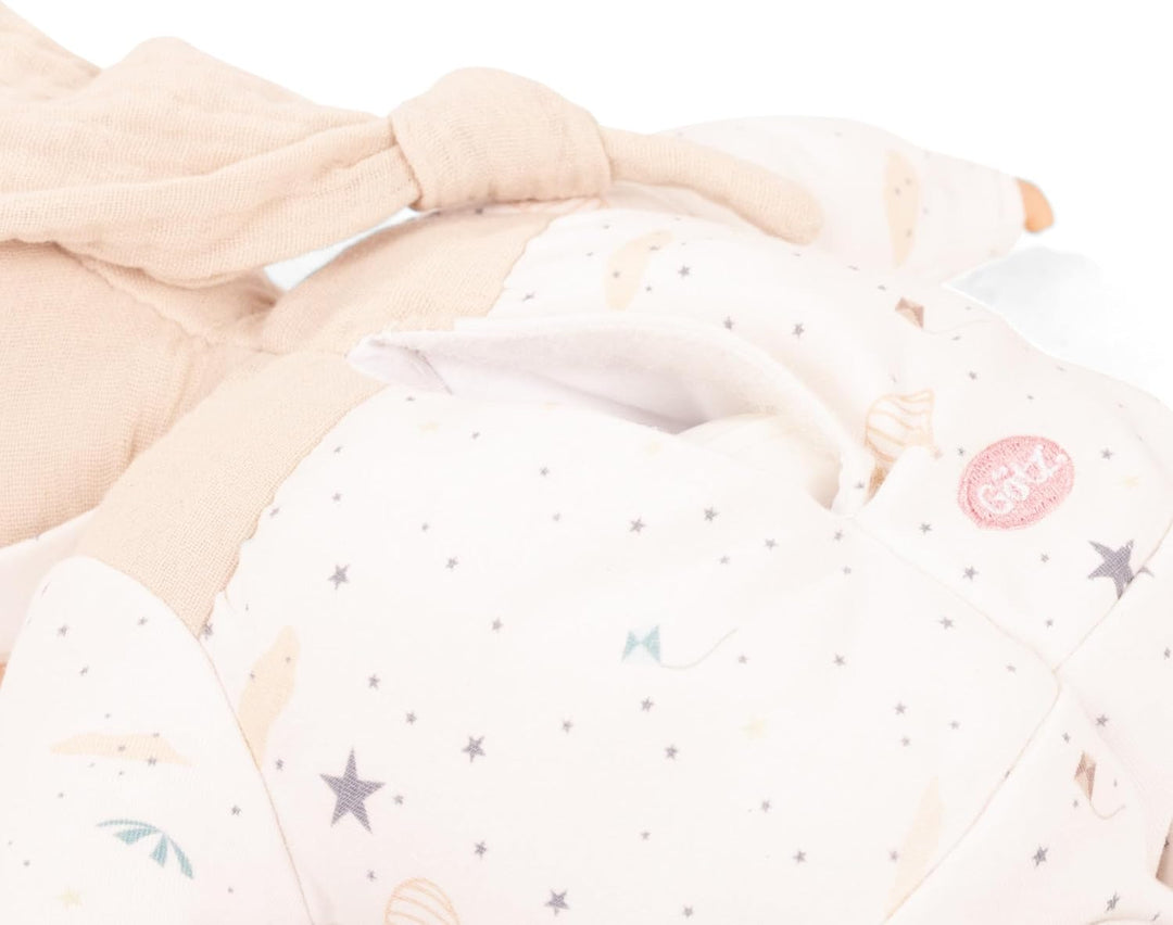 Götz 2491328 Baby Pure Sweet Dreams Puppe mit Sound als Einschlafhilfe – 33 cm grosse Erstlingspuppe