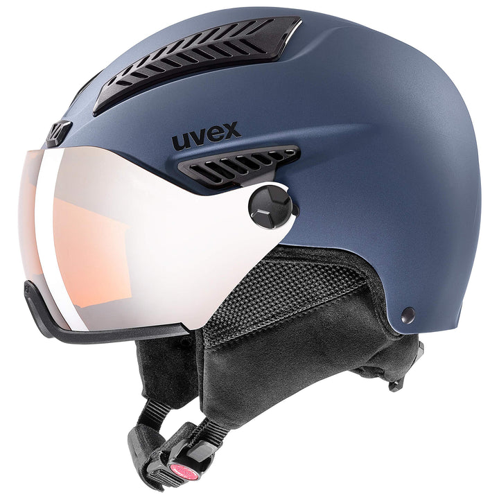 uvex Unisex – Erwachsene hlmt 600 Visor Skihelm blue mat 53-55 cm, blue mat 53-55 cm