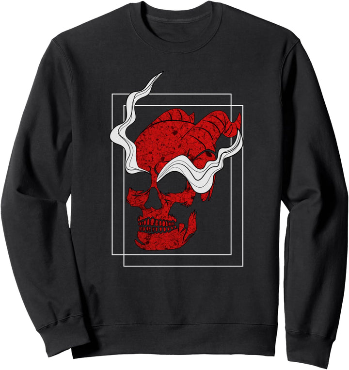 japanisch Damon art face Skull devil oni harajuku aesthetic Sweatshirt