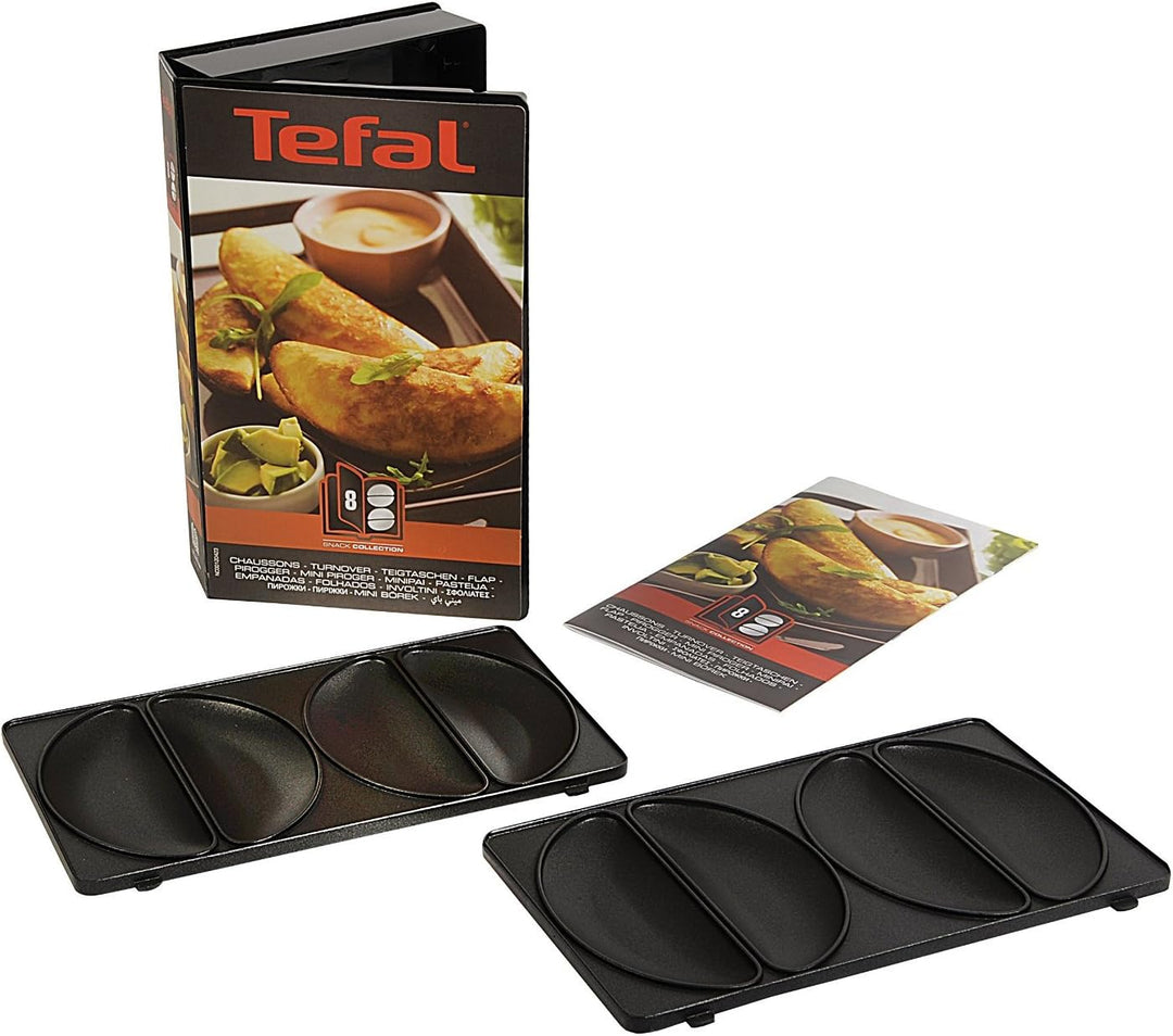 Tefal XA8008 Snack Collection Platte Teigtaschen/Empanadas Nummer 8| passend | Inklusive Rezeptbuch