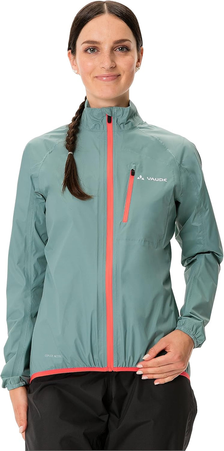 VAUDE Women's Drop Jacket III| Leichte Regenjacke - Wasserdicht & Federleicht | Ceplex active Techno