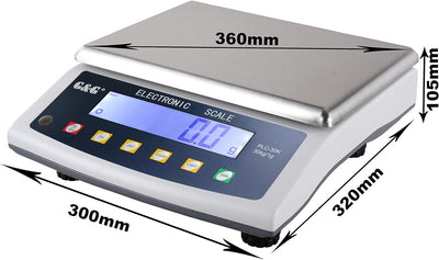 G&G PLC 30K Präzisionswaage Feinwaage Tischwaage