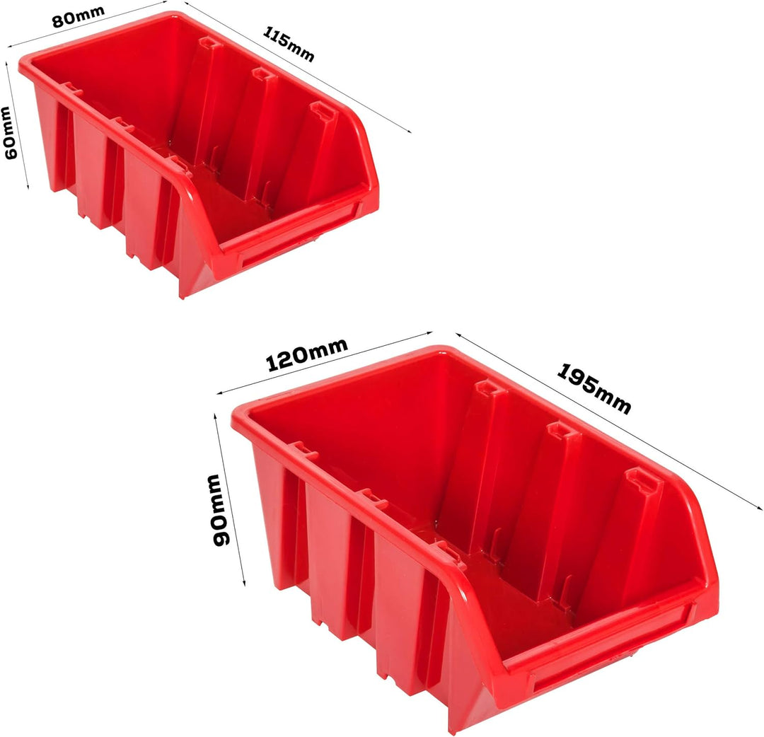 Werkzeugwand 1728 x 780 mm Stapelboxen Werkzeughalter Wandplatte Halterungsschienen Garage Lager Wer