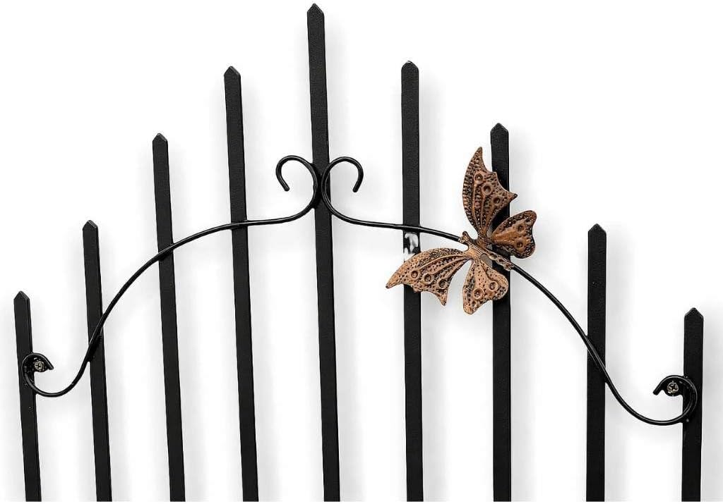 DanDiBo Kräuterregal Kücheregal Balkonregal Wand Metall Schwarz 96237 Wandregal Blumenregal Pflanzen