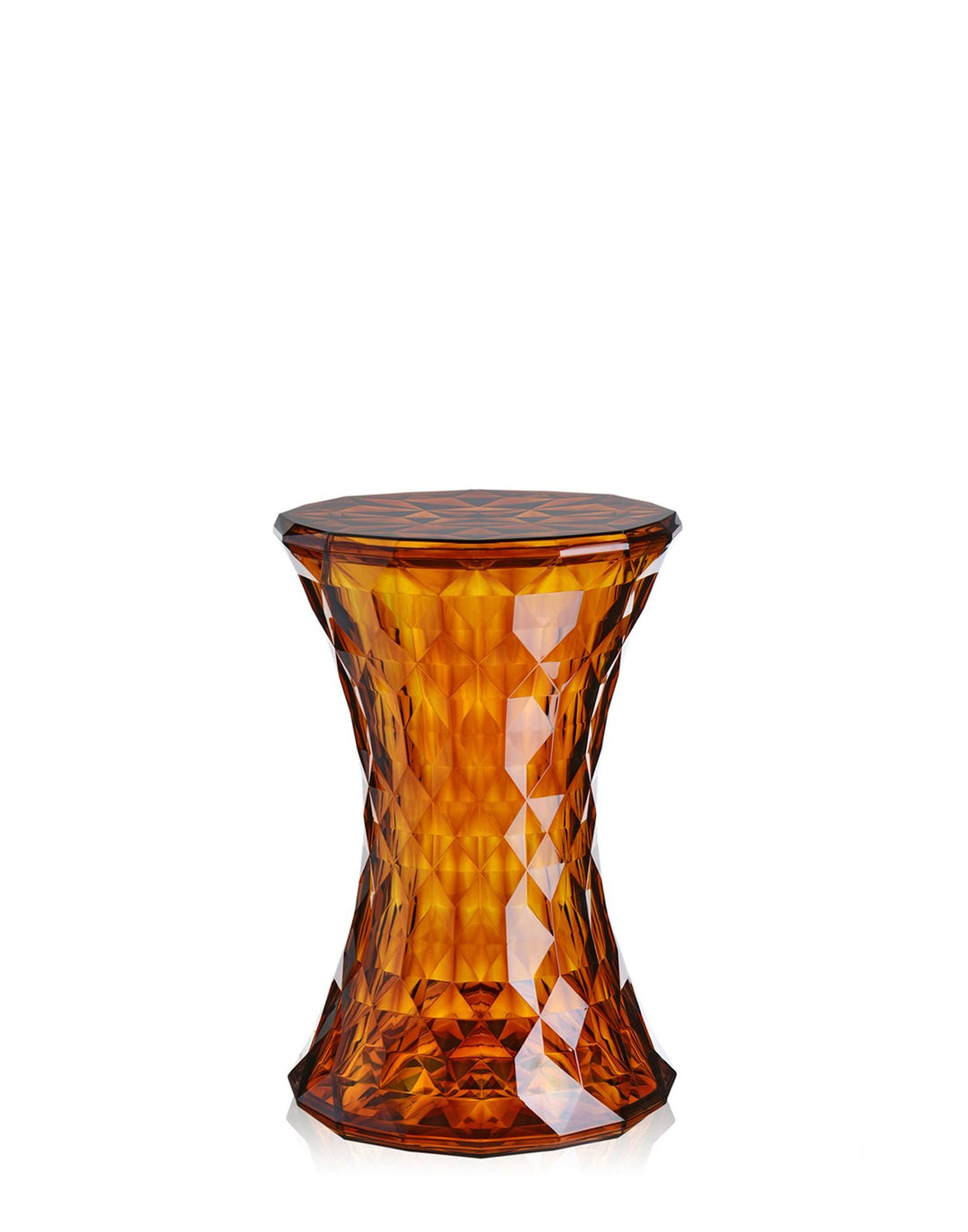 Kartell Stone, Hocker, Bernsteinfarben Outdoor Bernstein, Outdoor Bernstein