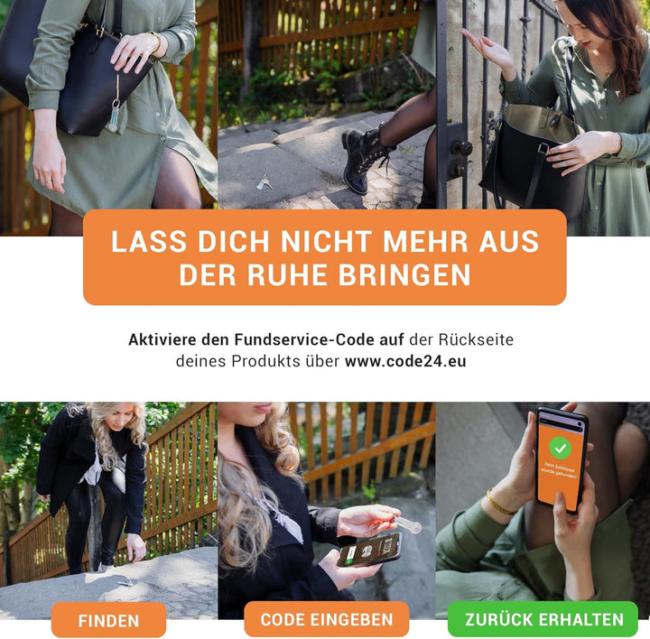 Einkaufswagenlöser ® 5er Set/Schlüsselanhänger Einkaufschip mit Schlüsselfundservice/Abziehbarer Ein