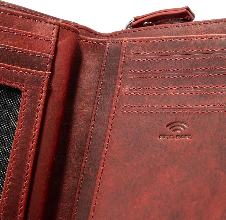 Maitre - Birkenfeld Diethilde Purse MH14FZ Rot Farbe:rot / Material:textile,leather, Farbe:rot / Mat