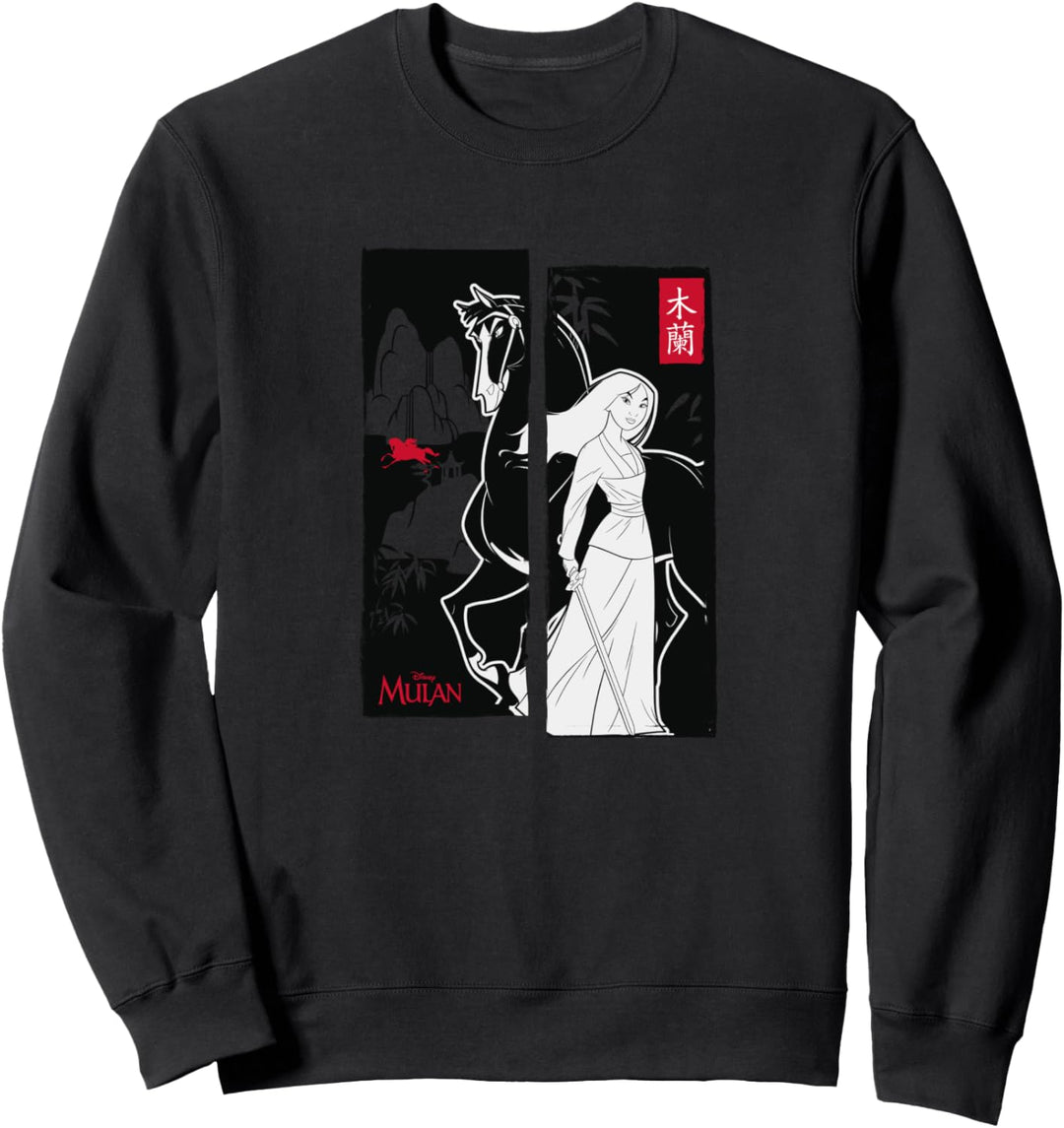Disney Mulan Split Poster Sweatshirt