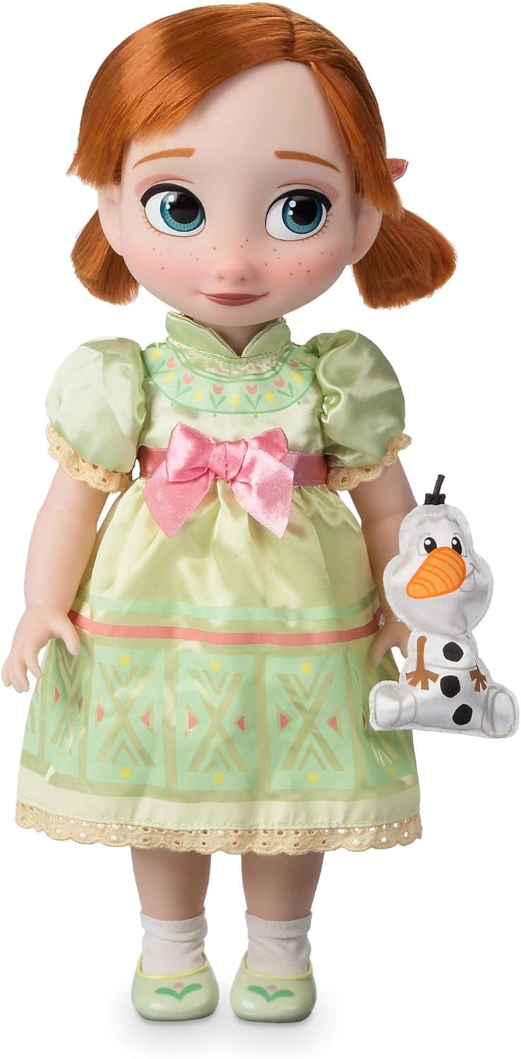 Disney Store Puppe Anna aus der Animator Collection, Die Eiskönigin, 39 cm / 15", echt wirkendes Haa