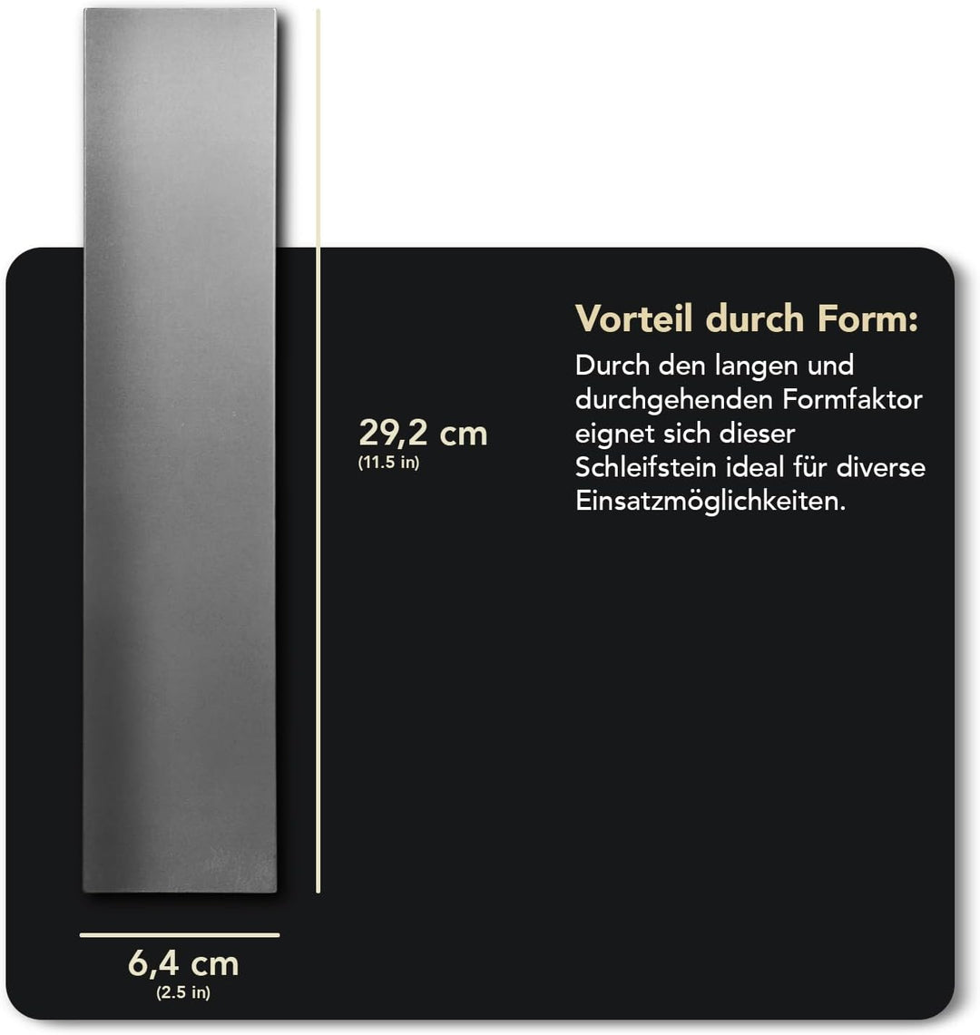DMT Dia-Sharp Diamant-Schleifstein, extra-fein, 29.2cm / 11.5 Zoll, 1 Stück, D11E, Extra-Fein