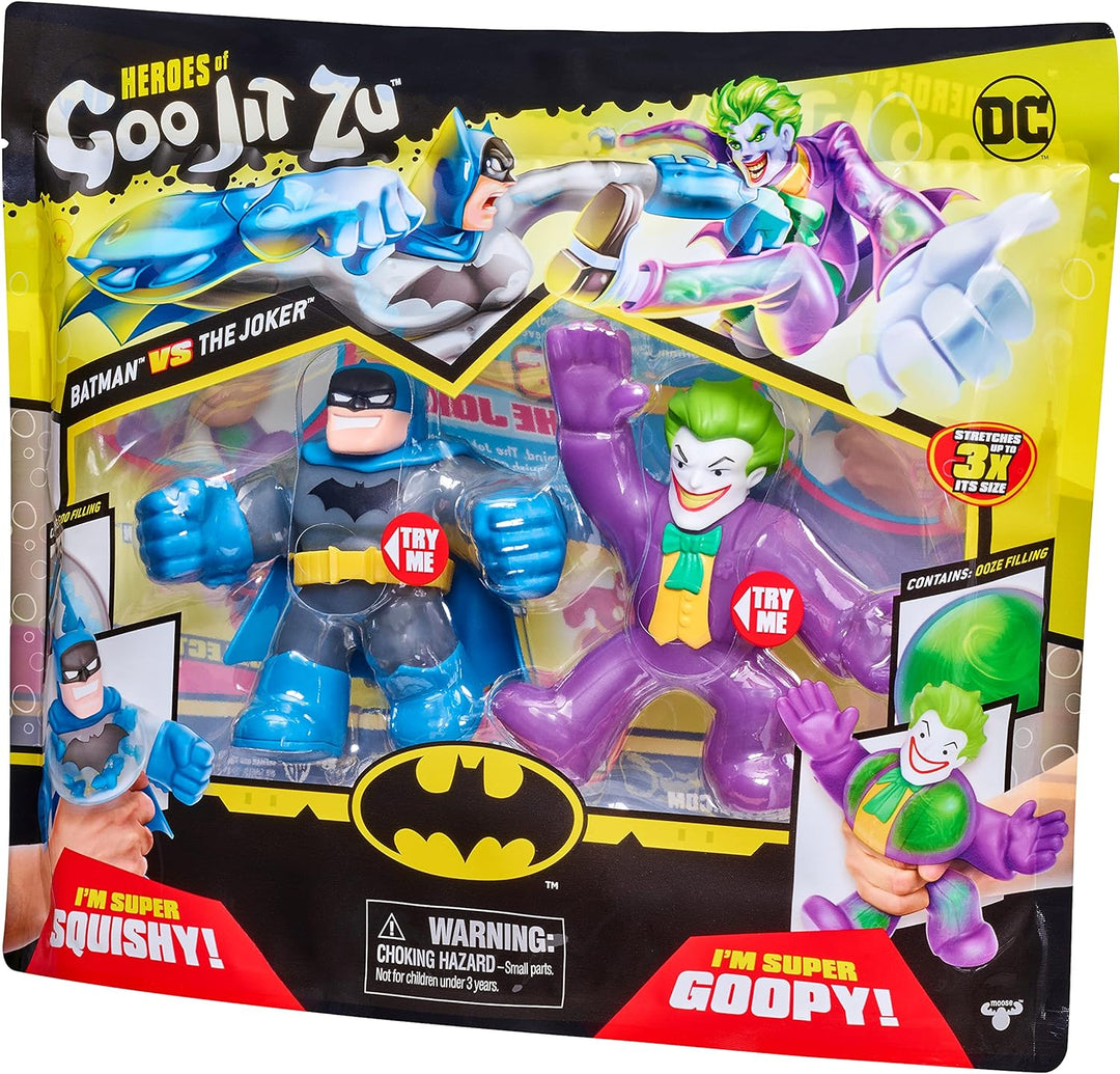 Heroes of Goo Jit Zu in der DC-Versus-Packung – Batman vs. Joker – elastische, biegsame und verformb