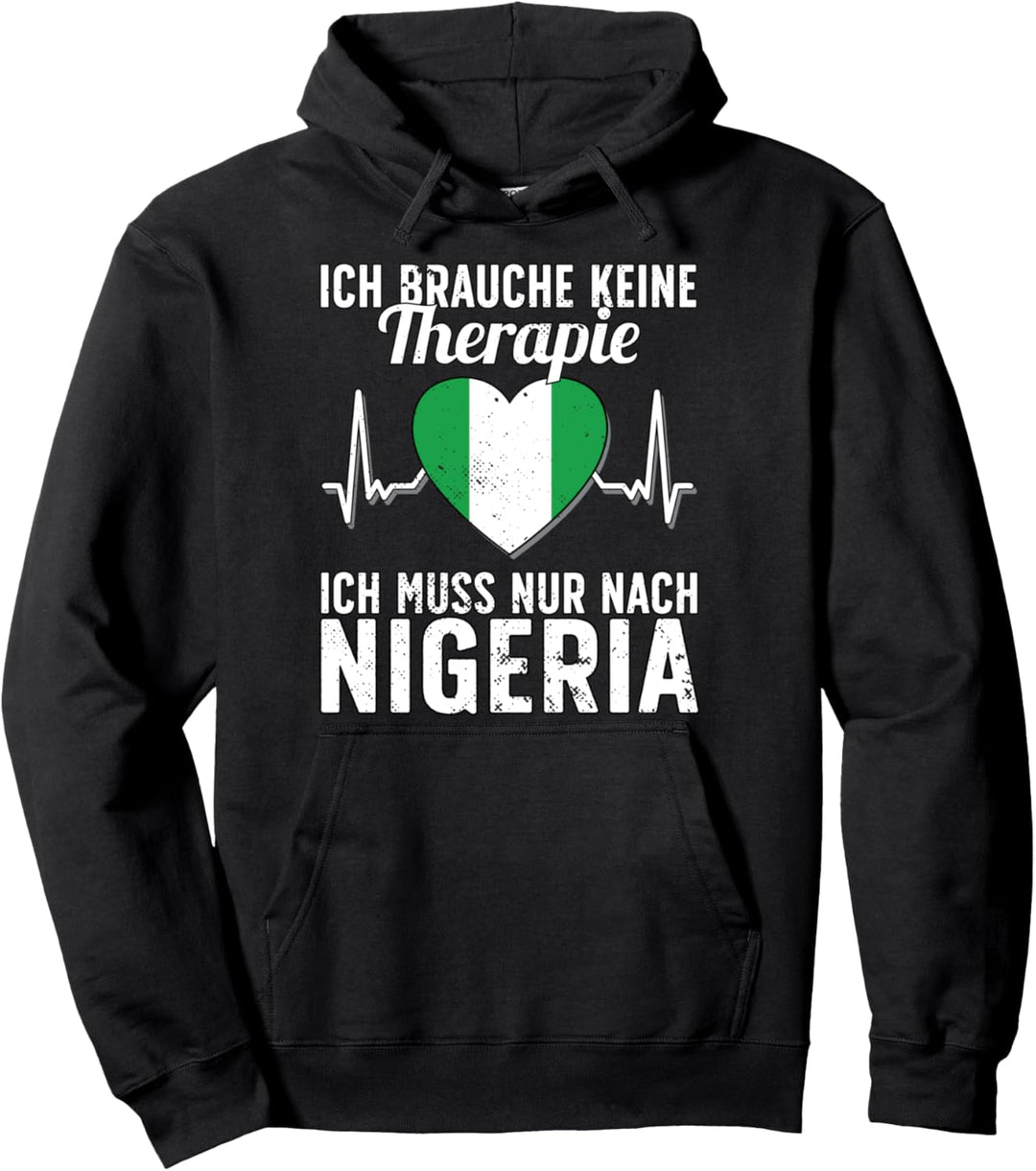 Nigerianische Flagge I Nigeria Urlaub I Nigeria Pullover Hoodie