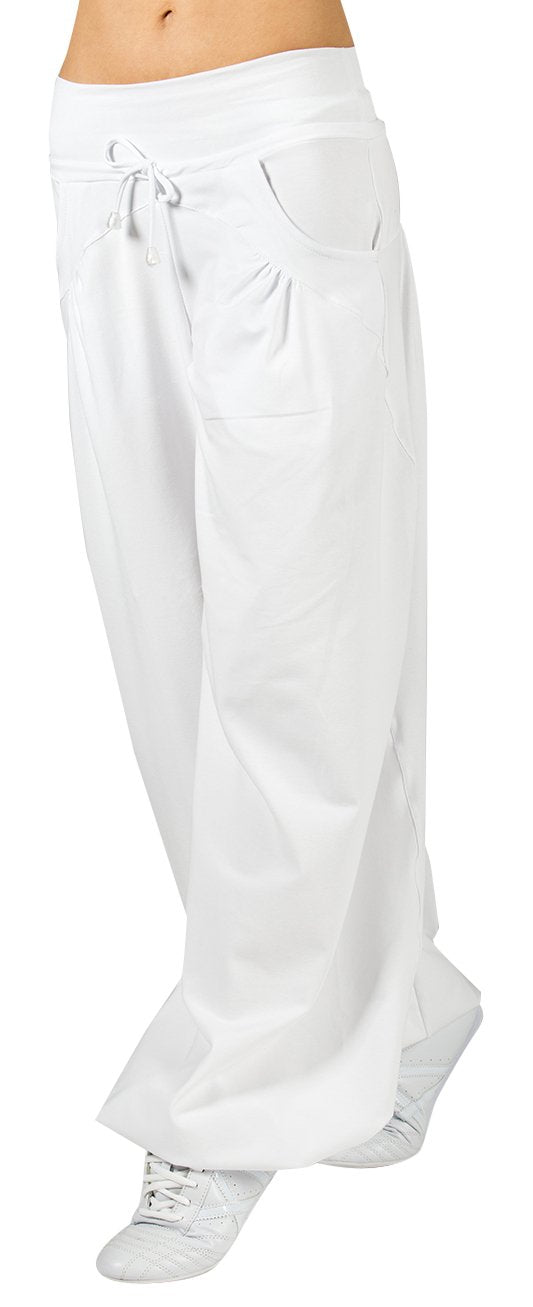 WINSHAPE Damen Trainingshose Dance Fitness Freizeit Sport S Weiss, S Weiss