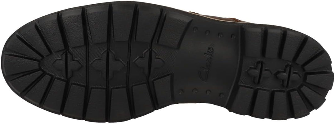 Clarks Herren Batcombe Lord Chelsea Boots 47 EU Dunkelbraunes Leder, 47 EU Dunkelbraunes Leder