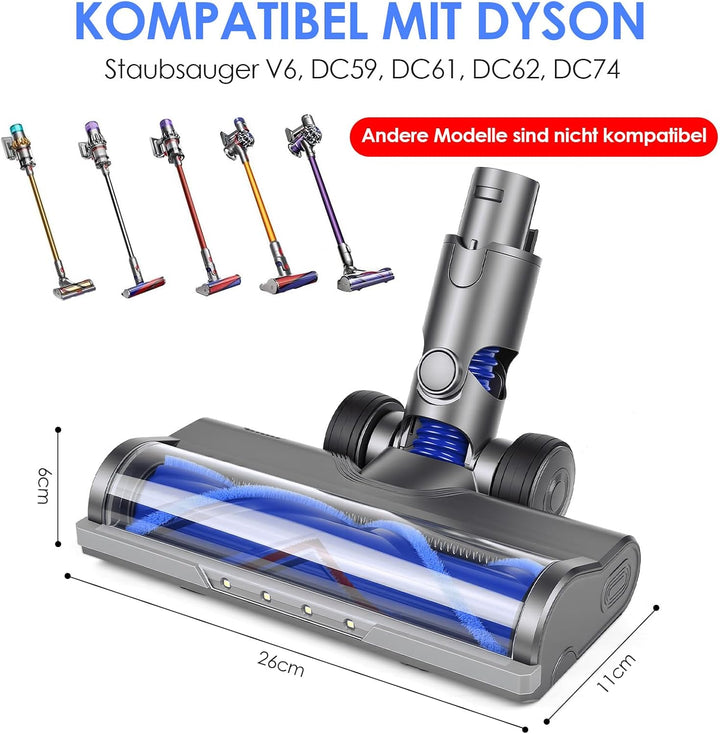 Dreamhigh Bürste Ersatzteile Kompatibel mit Dyson, Elektrische Bürste Kompatibel mit Dyson V6 DC59 D