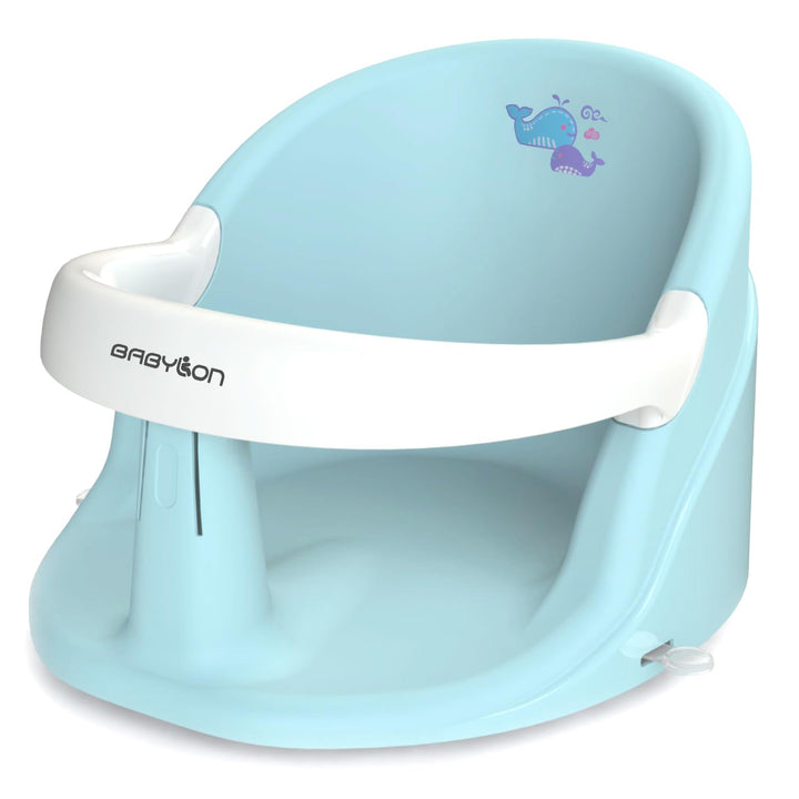 BABYLON Baby Badewannensitz Nemo – Badesitz baby ab 6 monate, Badewannensitz Baby mit 4 Anti-Rutsch-
