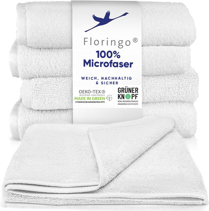 Moon 5er Pack Microfaser, Friseur, Handtücher, Salonhandtücher, ca. 70x130 cm von Floringo mit saugs