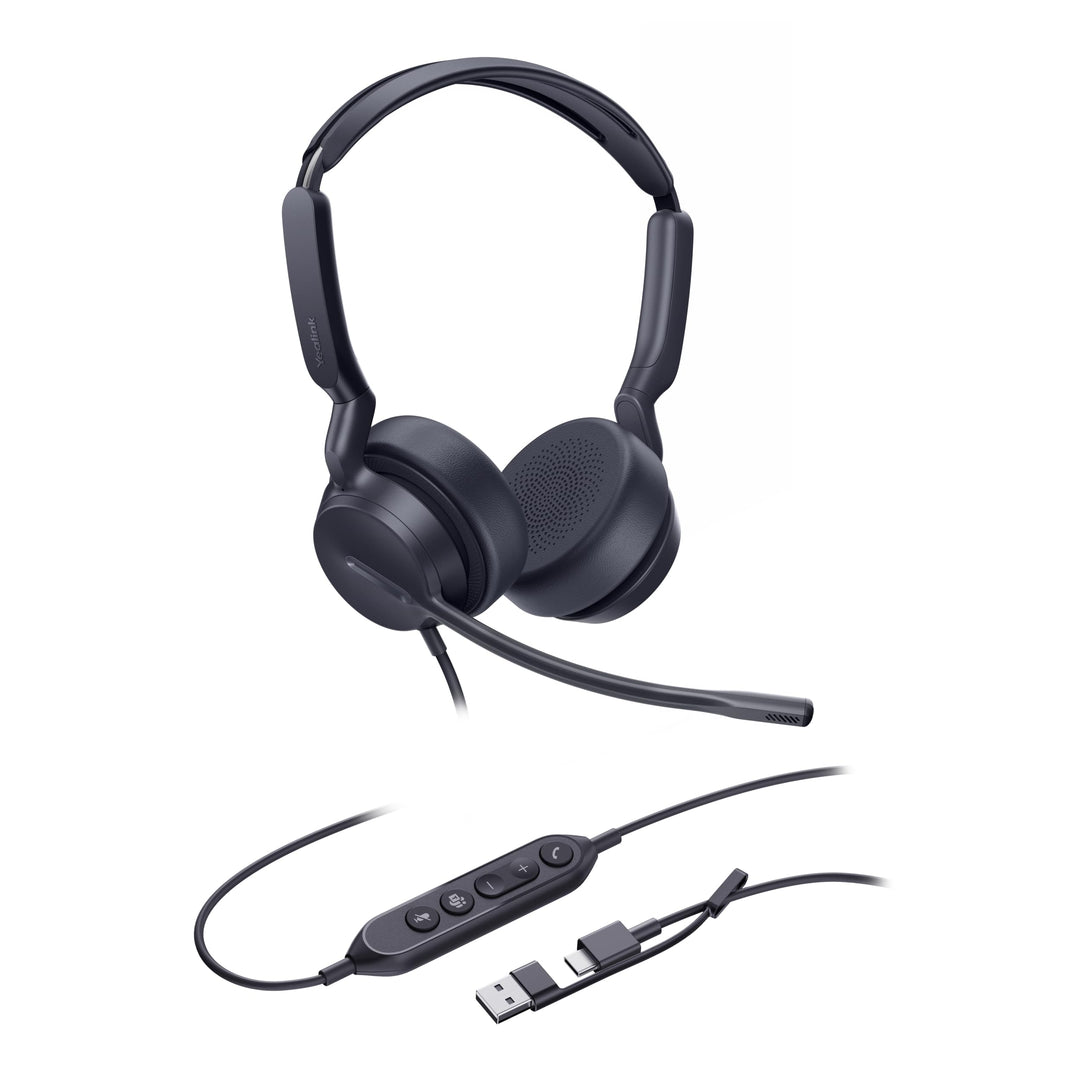 Yealink Headset UH42 Dual Teams USB-C/A, UH42 Dual Teams