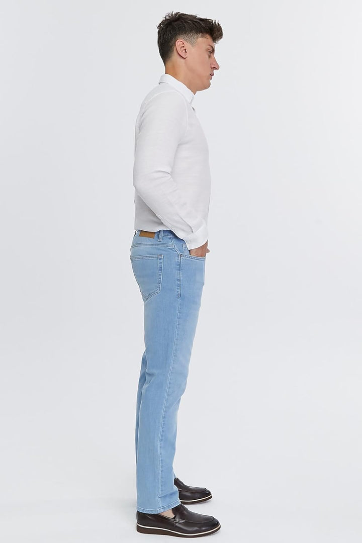 CEDY DENIM - Herren Jeans Regular Fit, Stretch Jeanshose, Herren High Waist, Straight Cut, Basic Was