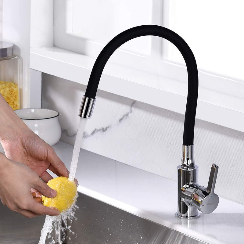 GRIFEMA GRIFERÍA DE COCINA-G4002-2 | Küchenarmatur - Wasserhahn Küche mit Flexibler Auslauf, Hoher A