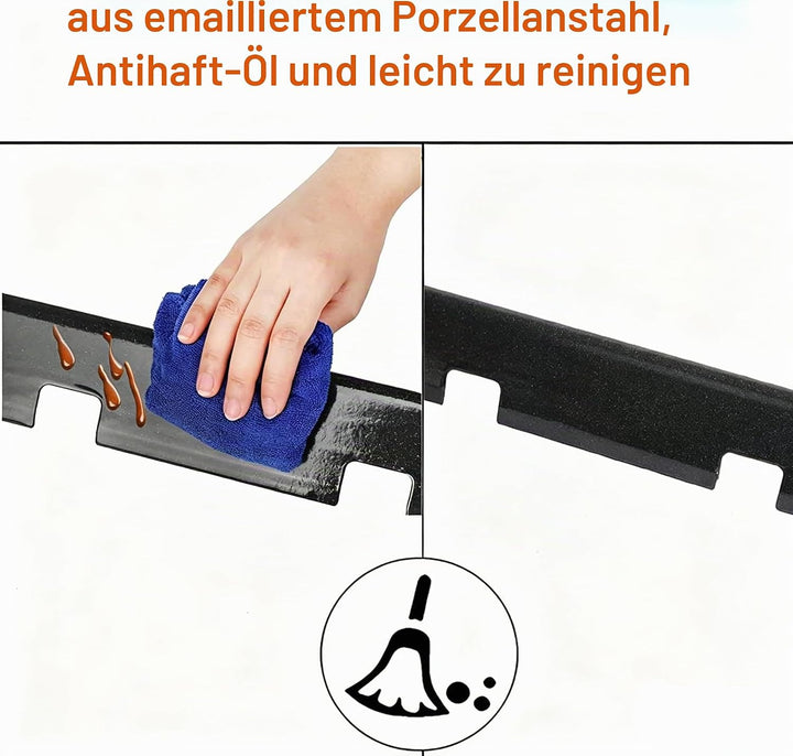 GFTIME 7635 38,9cm Flavorizer Bar für Weber Spirit I E210/220 & II E210/S210 (mit vorderen Brennerkn