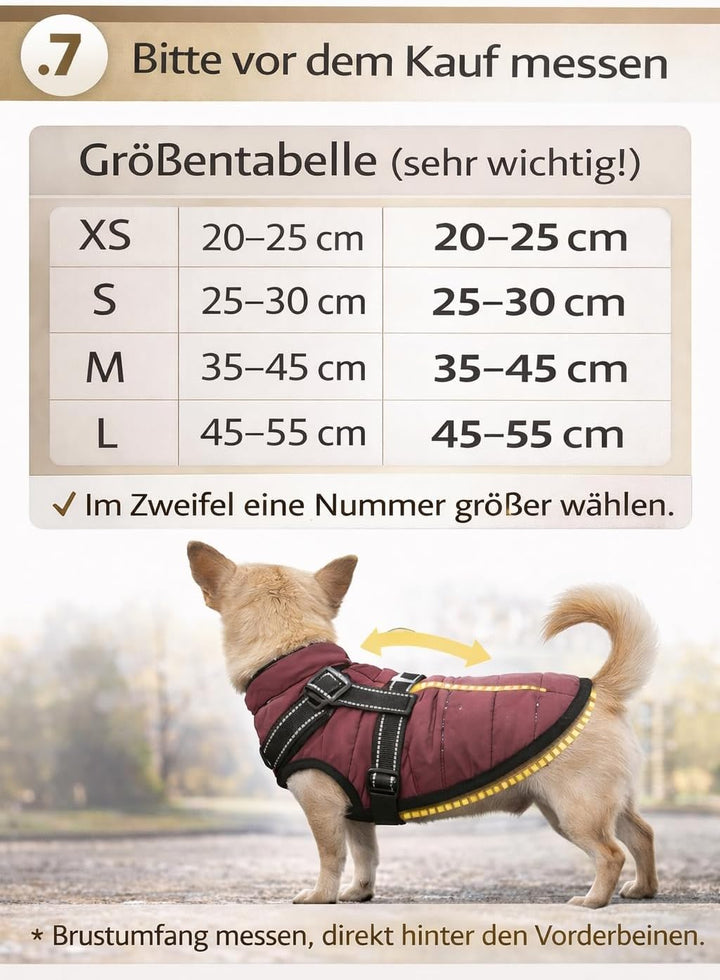 Hundejacke Winterweste Jacken Hundemantel Hundepullover Haustier Skifahren Kostüm Ärmellose Baumwoll