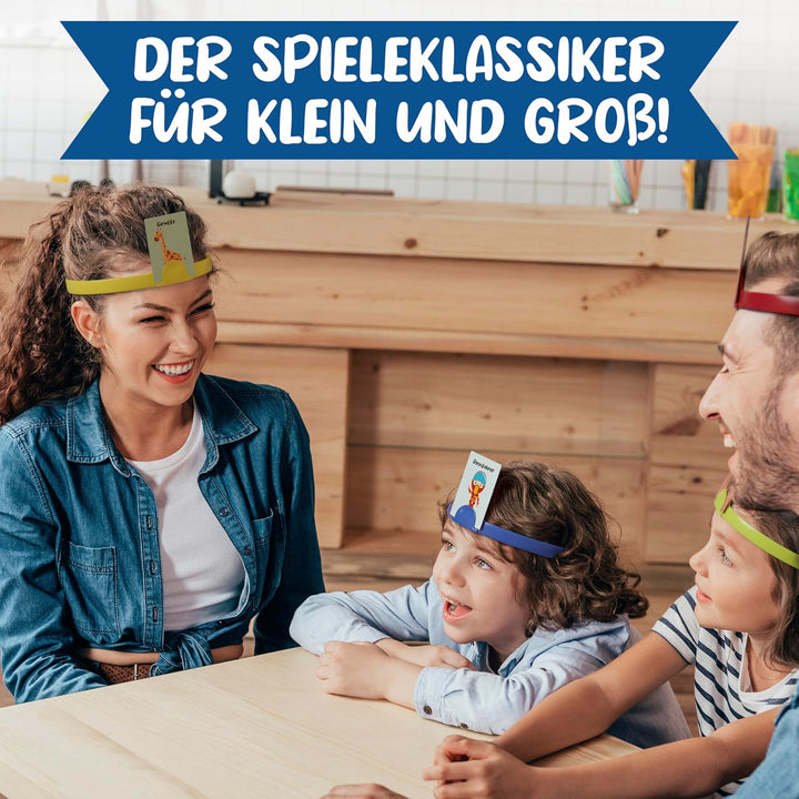 Wer Bin Ich Spiel für Kinder & Familien - Spiel ab 6 Jahre - bis zu 8 Spieler, lustiges was Bin Ich