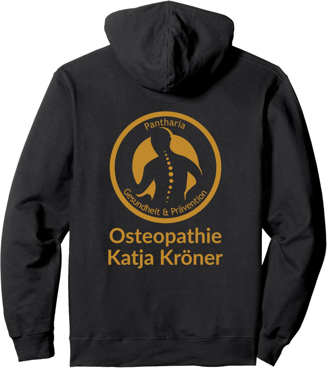 Katja Kröner Osteopathie Rückseite Pullover Hoodie