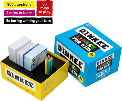 IDEAL , DINKEE LINKEE trivia game for kids: Four little questions, with one big link! , Kids Games ,
