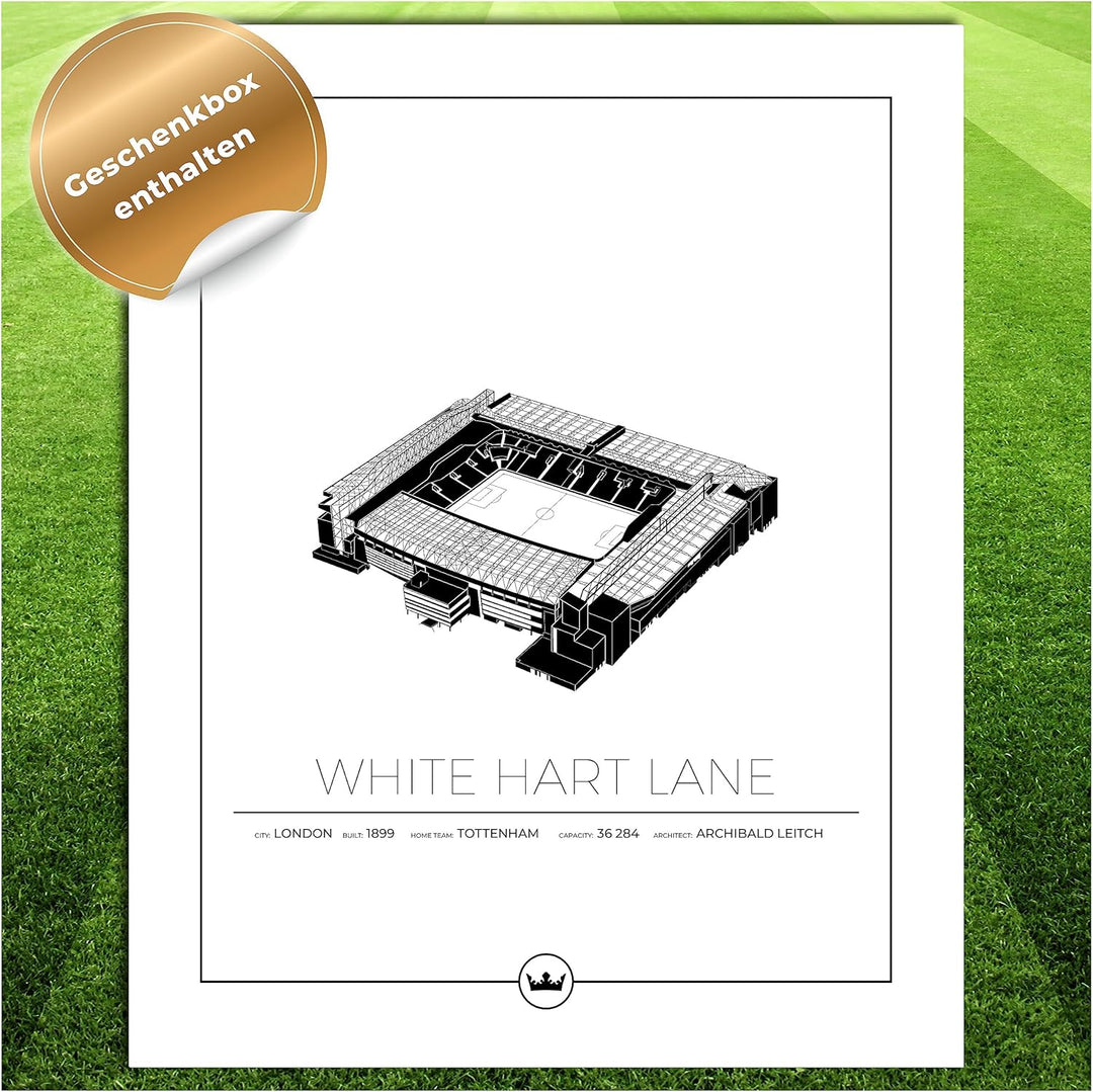 Sverigemotiv Fussballstadion-Wandkunstdruck – Fussballgeschenke für Jungen, Mädchen, Männer – Beste