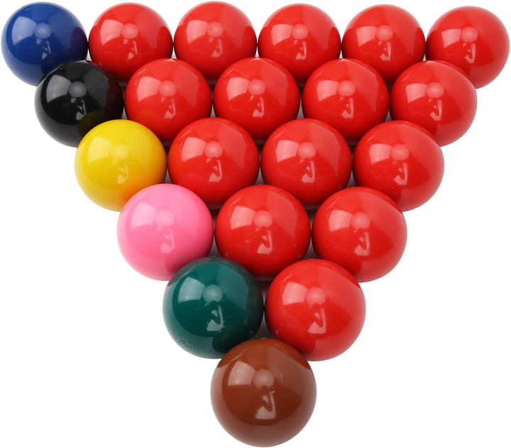 Snooker Balls Set, 22 Stück 2,1 Zoll Snooker Resin Billardkugeln Set Billard Billardtisch Bälle für