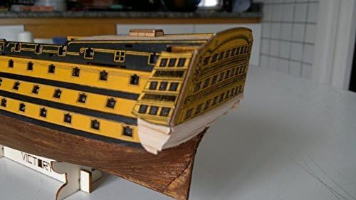 Modellschiff-Set, Holz, HMS Victory, 1:200, 500 mm lang
