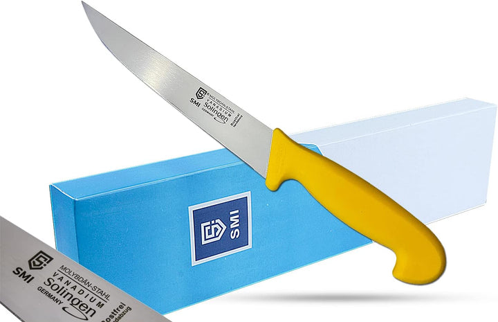 SMI 7 Zoll Metzgermesser Solingen – Fleischmesser, Schlachtmesser, Stechmesser, Kochmesser – Premium