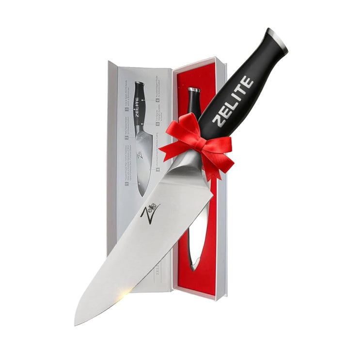 Zelite 15,2 cm Kochmesser, Profi Messer aus Deutschem Edelstahl, Japanisch Inspirierte Scharfe Messe