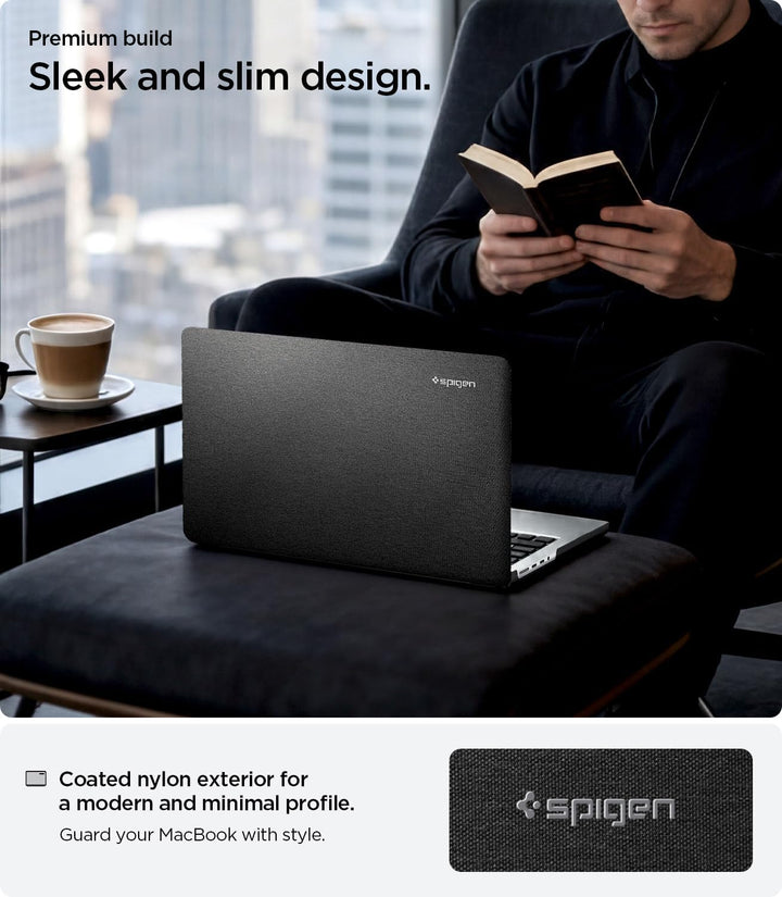 Spigen Urban Fit Hülle MacBook Pro 14" Zoll Case Kompatibel mit M4 / M4 Pro / M4 Max (2024), M3 / M3