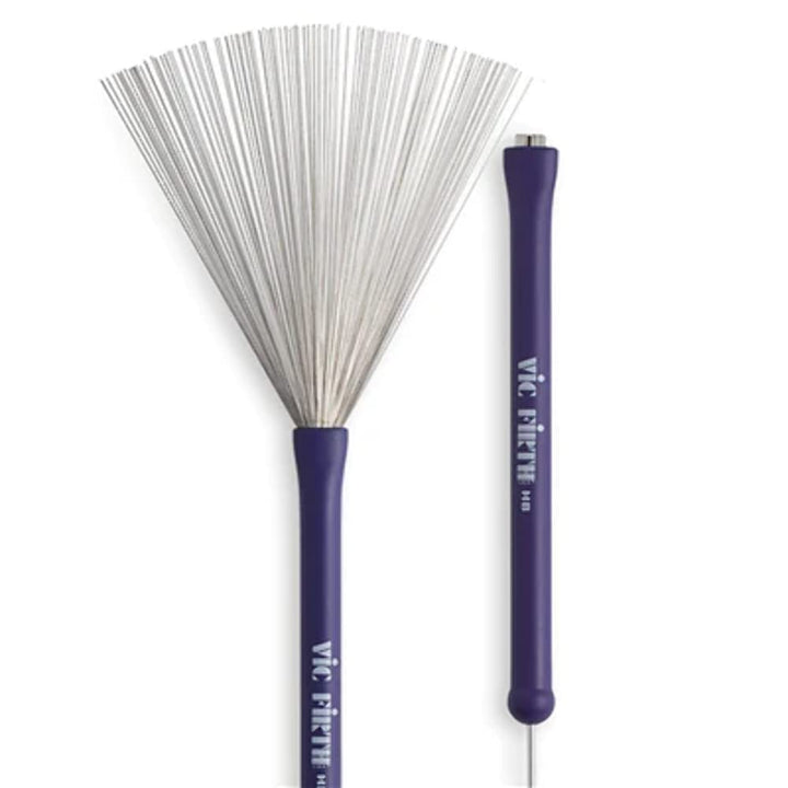 Vic Firth Retractable Wire Heritage Brush - Purple & ProMark Drumsticks | Schlagzeug Sticks | H-RODS