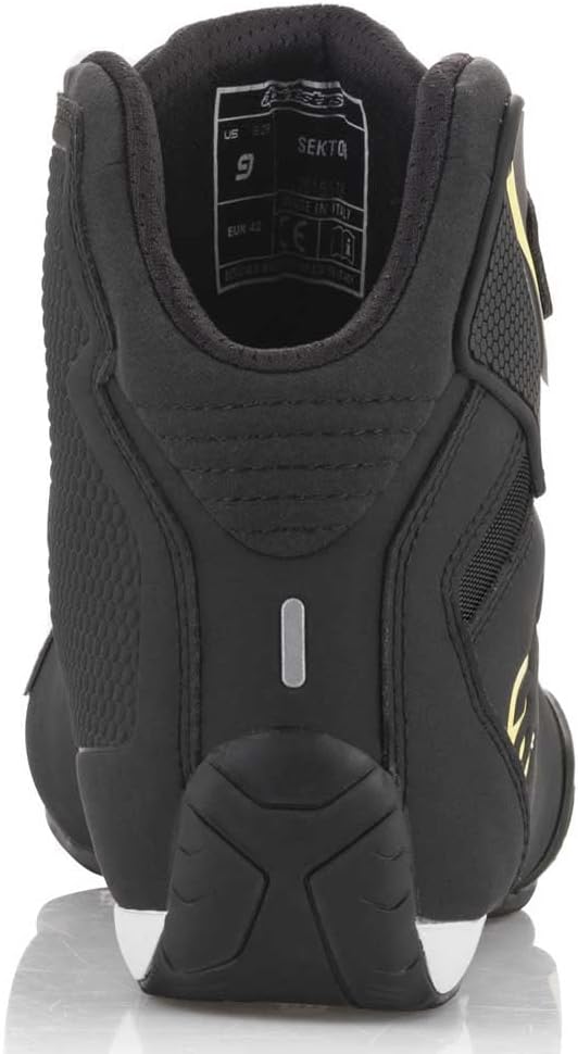 Alpinestars Track Vest 2 / Motorrad Protektorenweste 39 EU Schwarz Gelb, 39 EU Schwarz Gelb