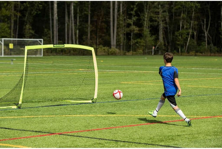Franklin Sports Blackhawk Fussballtor für den Garten – tragbare Pop-up-Fussballnetze, Faltbare Tore