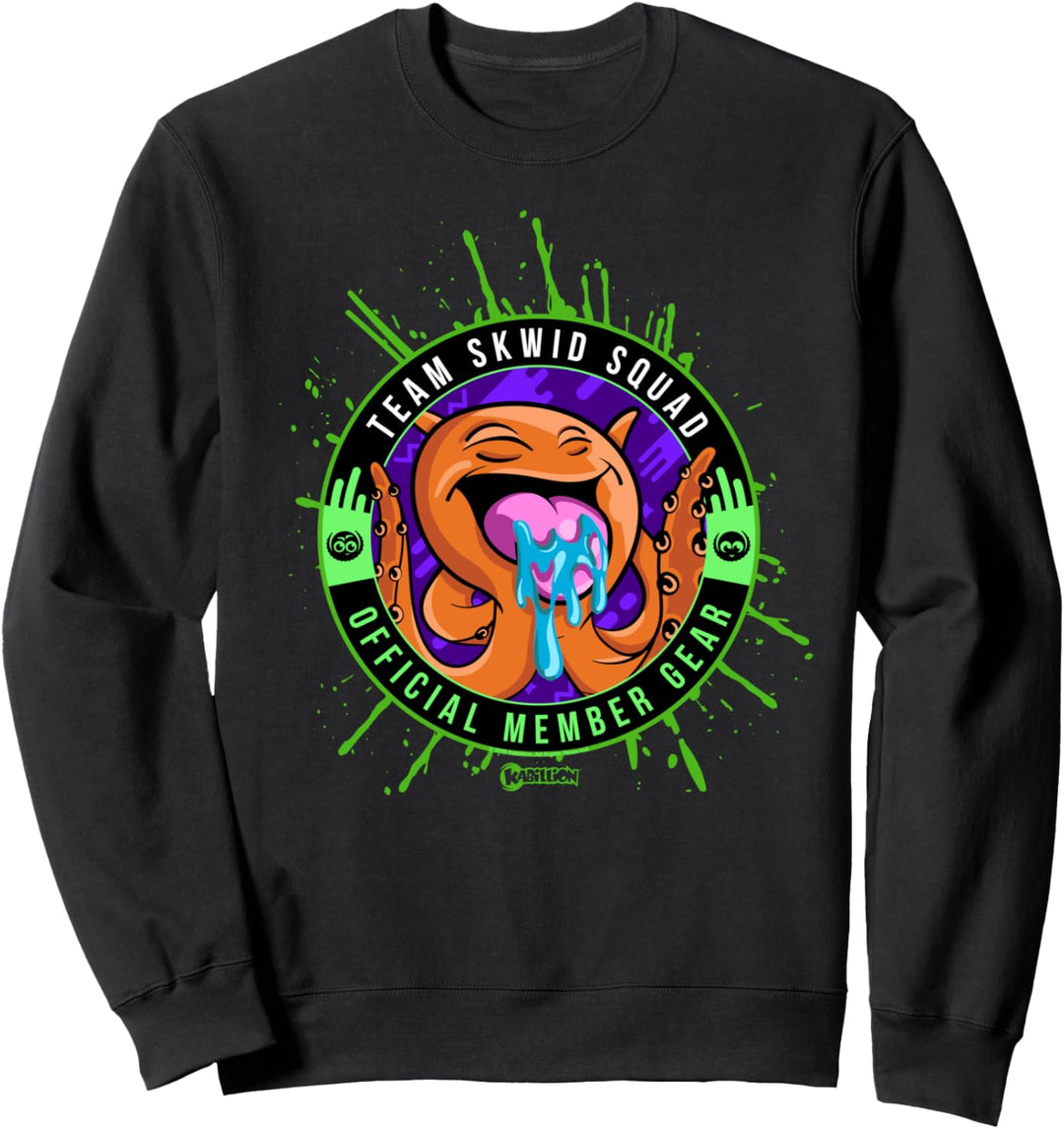 Team Skwid Squad - Aufgeregt Orange Skwid Sweatshirt