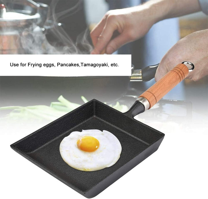 Ymiko Tamagoyaki Pfanne Gusseisen, Japanische Omlettenpfanne, Eierpfanne Induktion, Mini Omelette Pf