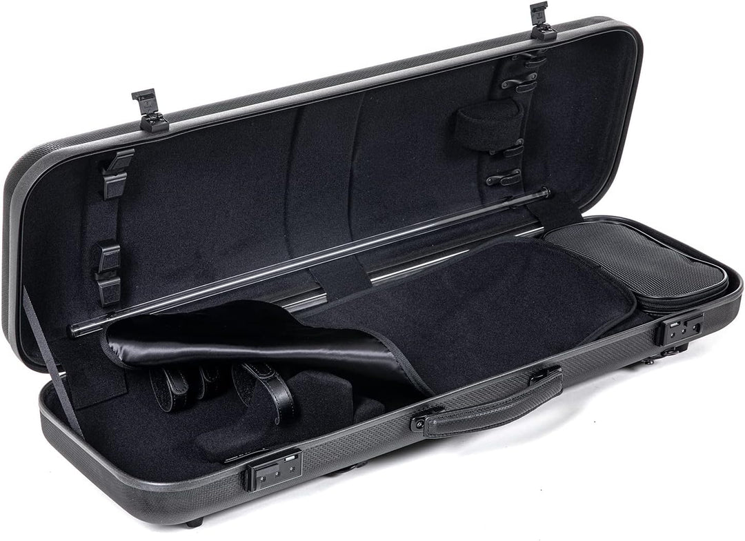 GEWA Violinkoffer AIR AVANTGARDE schwarz, mit zusätzlichem Seitengriff, Made in Germany schwarz mit