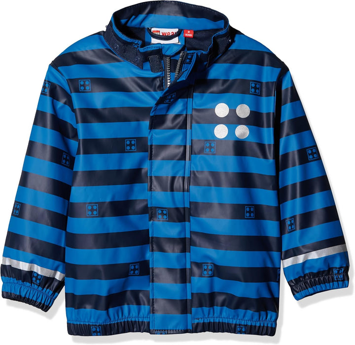 LEGO duplo Jungen JUSTICE 102 - Regenjacke Blau (Dark Navy 589) 98, Blau (Dark Navy 589) 98