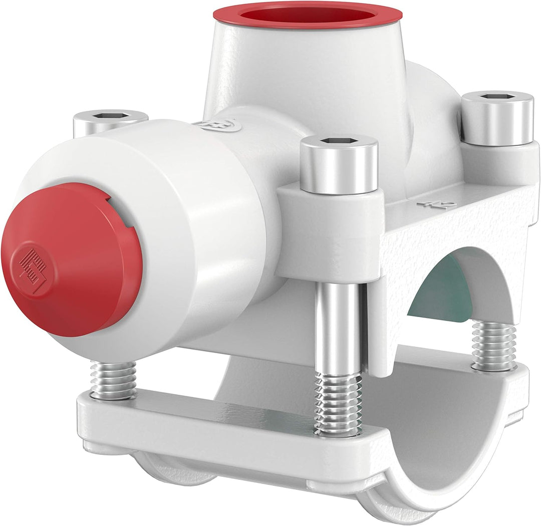 Flamco T-plus Messing 35 x R3 / 4 Abzweigrohr, anbohrschelle, Wasserrohrabzweigrohr, Optimale Abdich