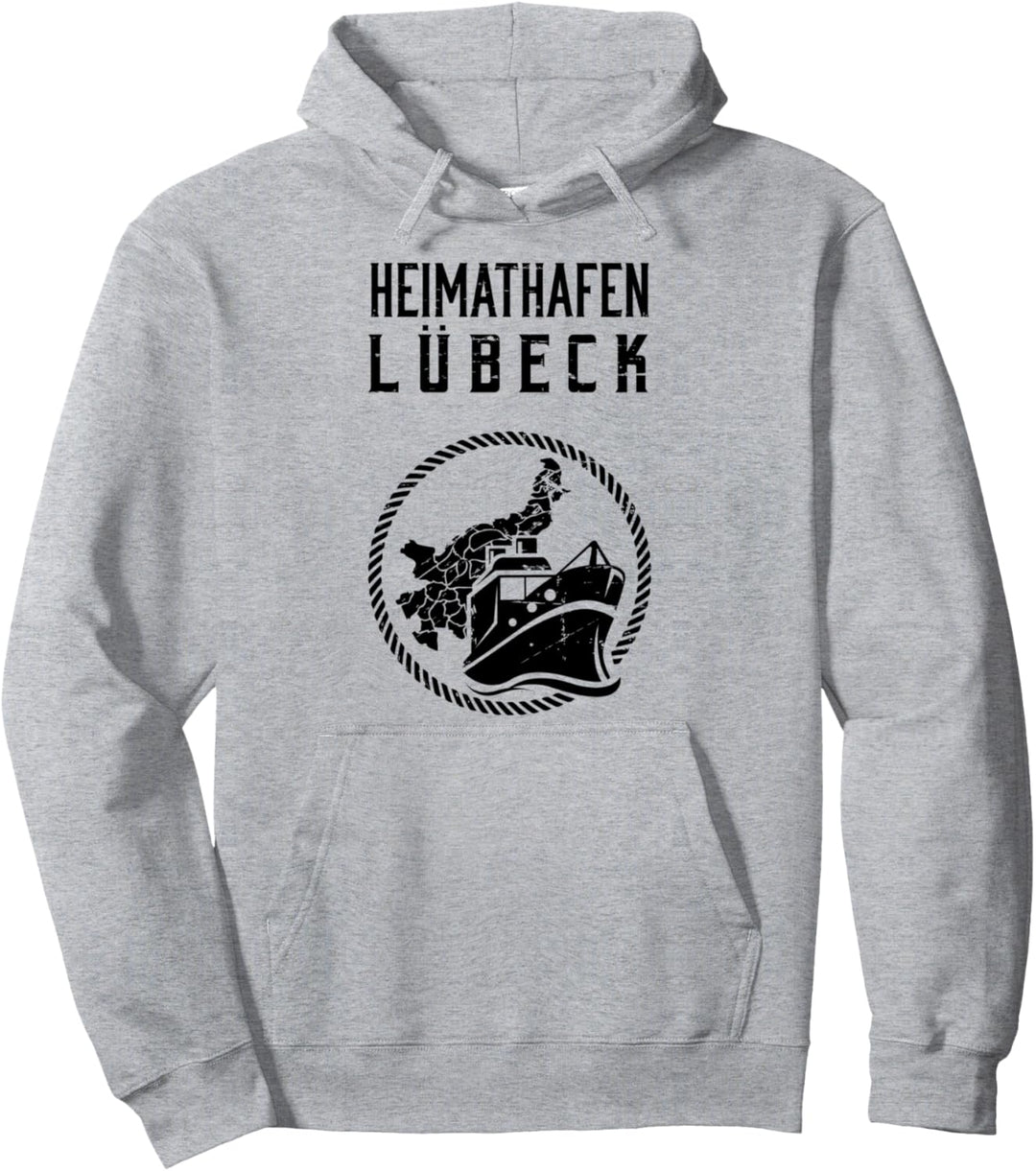 Heimathafen Lübeck Moin Lübecker Küste Ostsee Geschenk Pullover Hoodie